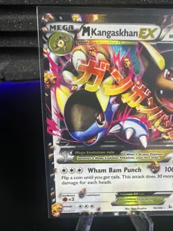 Pokemon TCG M Kangaskhan EX Ultra Rare Holo Card 79/106 XY Flashfire - Image 3
