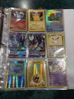 Pokemon Card Binder 45 Card Lot Vintage-Modern HP-DMG - Image 3
