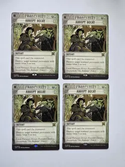 4x Abrupt Decay - Breaking News - Near Mint - Magic the Gathering - Image 1