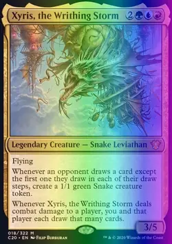 Magic the Gathering MTG Xyris, the Writhing Storm (18) Commander 2020 LP FOIL - Image 1