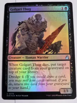 MTG - Golgari Thug FOIL - Ravnica Remastered - Image 1