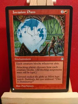 Invasion Plans - The List - Stronghold - Common - NM - MTG - Image 1