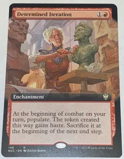 Determined Iteration 146 Extended Art Streets of New Capenna Commander UNPLAYED - Image 1