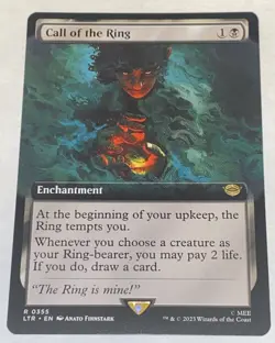 Call of the Ring - Extended Art #0355 Lord of the Rings MTG MAGIC NEW UNPLAYED - Image 1