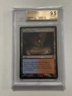 Scalding Tarn Zendikar MTG Beckett Graded BGS 9.5 Gem Mint - Image 1
