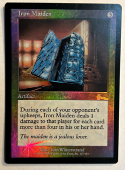 Iron Maiden - FOIL - Urza's Legacy - MTG Magic the Gathering - Ex/NM - Image 1