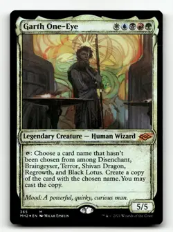 Garth One-Eye (Showcase) 365 Foil M Modern Horizons 2 - Image 1