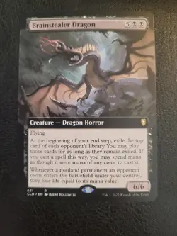 Extended Art Brainstealer Dragon #621 Commander Baldur's Gate MTG Magic Rare LP - Image 1