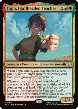 Toph, Hardheaded Teacher [Avatar: The Last Airbender] 246 NM Foil - Image 1