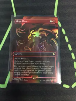 MTG Magic The Gathering Mega Flare Foil FIC Rare Borderless Final Fantasy - Image 1
