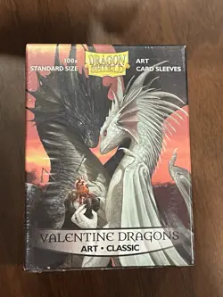 2017 Dragon Shield Sleeves Valentine Dragon Limited Edition 100 Sleeves - Image 1