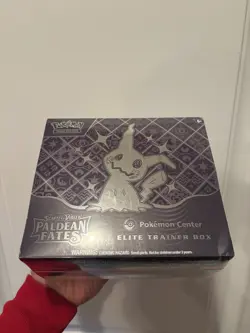 SLIGHT DAMAGE Paldean Fates Pokemon Center Elite Trainer Box ETB Exclusive - Image 2