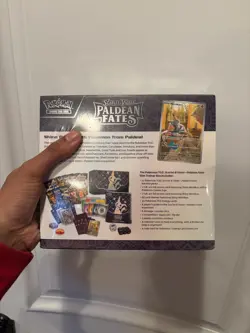 SLIGHT DAMAGE Paldean Fates Pokemon Center Elite Trainer Box ETB Exclusive - Image 3