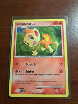 Pokemon 2007 - Chimchar Holo - DP02 Promo - [LP+] - Image 1
