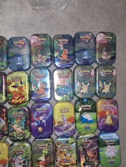 x43 Pokemon TCG Mini Tins - Empty - Image 3