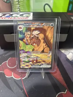 Pokemon TCG Arven's Mabosstiff EX #235/182 Sv10: Destined Rivals Secret Art rare - Image 1