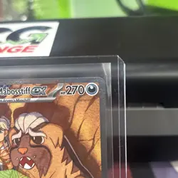 Pokemon TCG Arven's Mabosstiff EX #235/182 Sv10: Destined Rivals Secret Art rare - Image 3