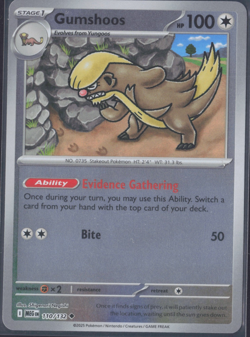 Pokemon TCG | Mega Evolution | Gumshoos | 110/132 | LP - Image 1