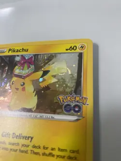 Pokemon Pikachu SWSH234 Promo Pokemon Go holo WITH SWIRL - Image 3