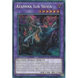 Yu-Gi-Oh Azamina Ilia Silvia MP25-EN103 Prismatic Secret Rare 1st Edition - Image 1