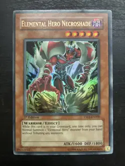 Elemental HERO Necroshade 1st Ed. YuGiOh Jaden Yuki Starter Deck #YSDJ-EN000 - Image 1
