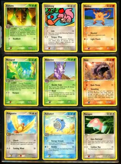 2004 Pokemon EX FIRERED & LEAFGREEN Set NEAR COMPLETE Non Holo Cards Lot RARE NM - Image 3