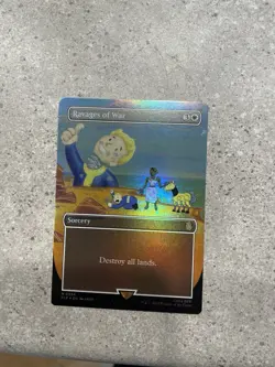 MTG Ravages of War Fallout Foil Edition Borderless Card - Image 1