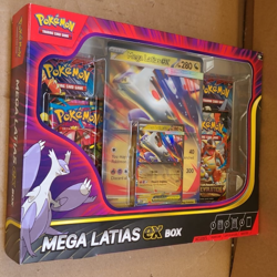 Pokemon TCG: Mega Latias ex Box foil promo card oversize lenticular - Image 1