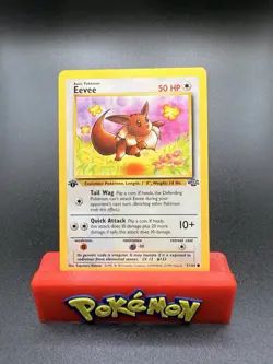 1999 Pokemon Eevee 1st Edition Jungle Card 51/64 LP - Image 1