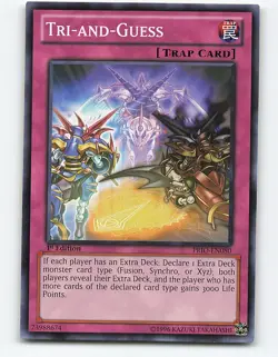Tri-and-Guess #PRIO-EN080 1st Edition Yugioh Card - Image 1