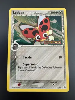 Ledyba 53/101 Reverse Holo EX Dragon Frontiers Set Pokemon Card Excellent LP - Image 1