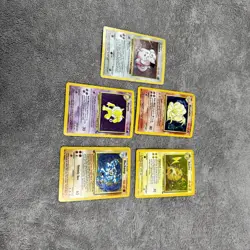 Lot Of 5 Pokemon Holo Cards 1995/1999 - Image 1