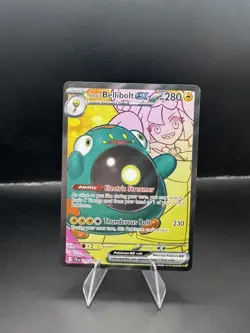 Pokemon SV09 Journey Together Card Iono's Bellibolt ex 172/159 Ultra Rare - Image 1