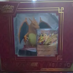 POKEMON TRADING CARD GAME CHARIZARD EX SUPER PREMIUM COLLECTION *DISTRESSED PKG - Image 1