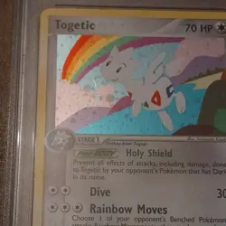 2004 Pokemon Ex Hollo Card PSA 6 Team Rocket Returns 14/109 Togetic Vintage - Image 2