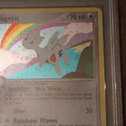 2004 Pokemon Ex Hollo Card PSA 6 Team Rocket Returns 14/109 Togetic Vintage - Image 3