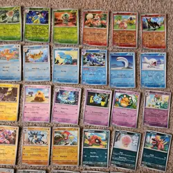 Pokemon Cards Scarlet & Violet Base Set 165/198 and reverse holo Bundle 58 - Image 4