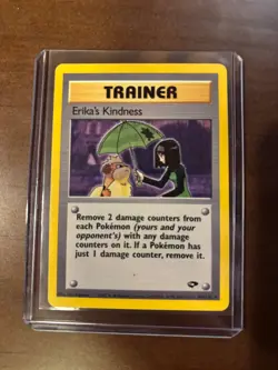 Erika's Kindness 103/132 Gym Challenge Regular Vintage Pokemon Card - Image 1
