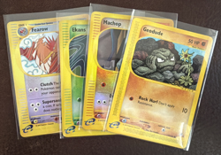 Lot Of Pokemon TCG Expedition Cards Fearow Ekans Geodude Machop RH - Image 1