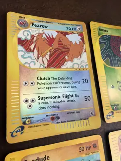 Lot Of Pokemon TCG Expedition Cards Fearow Ekans Geodude Machop RH - Image 4