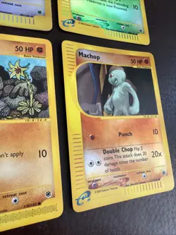 Lot Of Pokemon TCG Expedition Cards Fearow Ekans Geodude Machop RH - Image 5