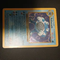 Poliwrath Holo Rare Pokemon TCG Card Unlimited Base Set 13/102 LP - Image 1