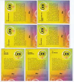 2025 Topps Chrome Sapphire Spongebob Squarepants 7-Base Card Bundle - Image 2