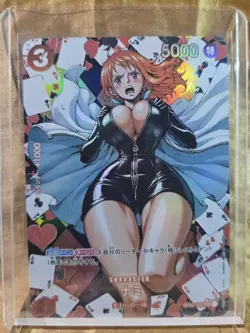 NAMI Waifu Goddess Card CUSTOM MADE Black Latex - Image 1