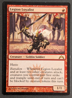 MTG Card - 1x Legion Loyalist - Gatecrash - LP - Rare Red - Magic The Gathering - Image 1