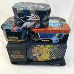 Pokemon Trading Card Bulk Lot Collection 1.34 lbs Mixed Set With Storage Tins - Image 2