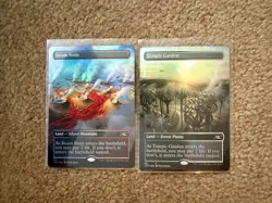 12 card lot magic the gathering/unfinity, FOILs of steam vents/temple garden... - Image 1