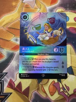 Alice - Accidentally Adrift (Epic) 217/204 Fabled Holo Disney Lorcana Card NM - Image 1