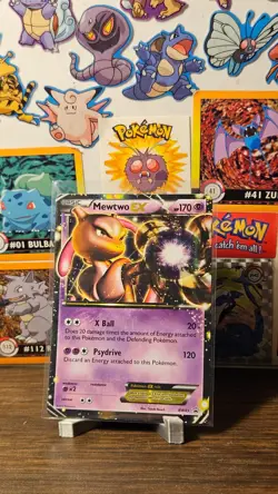 Mewtwo EX BW45 Black & White Black Star Promo Pokemon TCG Card - LP - Image 1