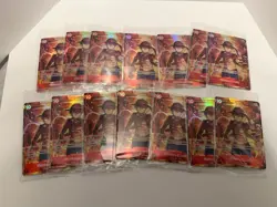 One Piece Card Game Monkey.D.Luffy Treasure Booster ST10-006 Promo 14 SEALED Lot - Image 1